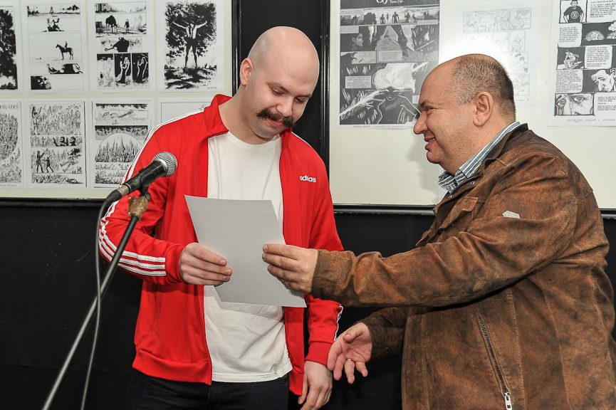 Stefan Nastić - Valjevski autor godine i Dejan Bogojević