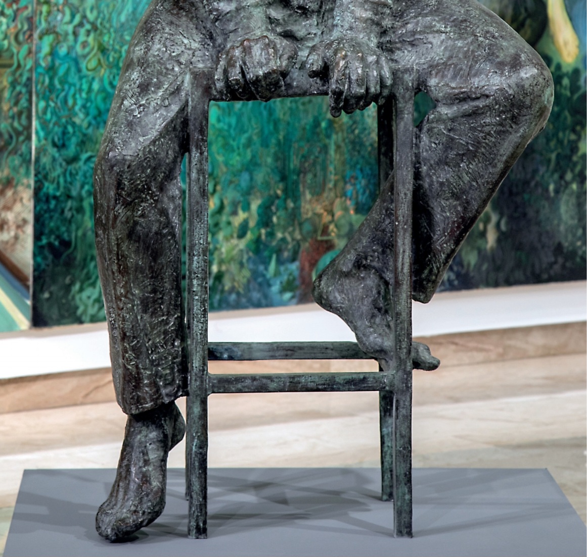 Ljuba Popović - portretna skulptura, autor Sara Nikolić (2)