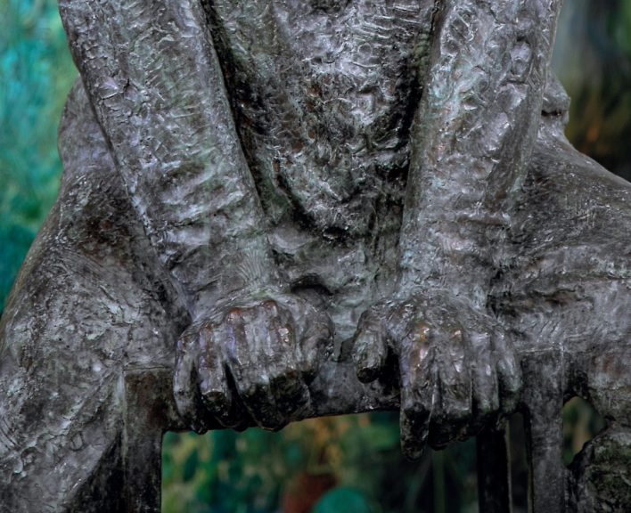 Ljuba Popović - portretna skulptura, autor Sara Nikolić (4)