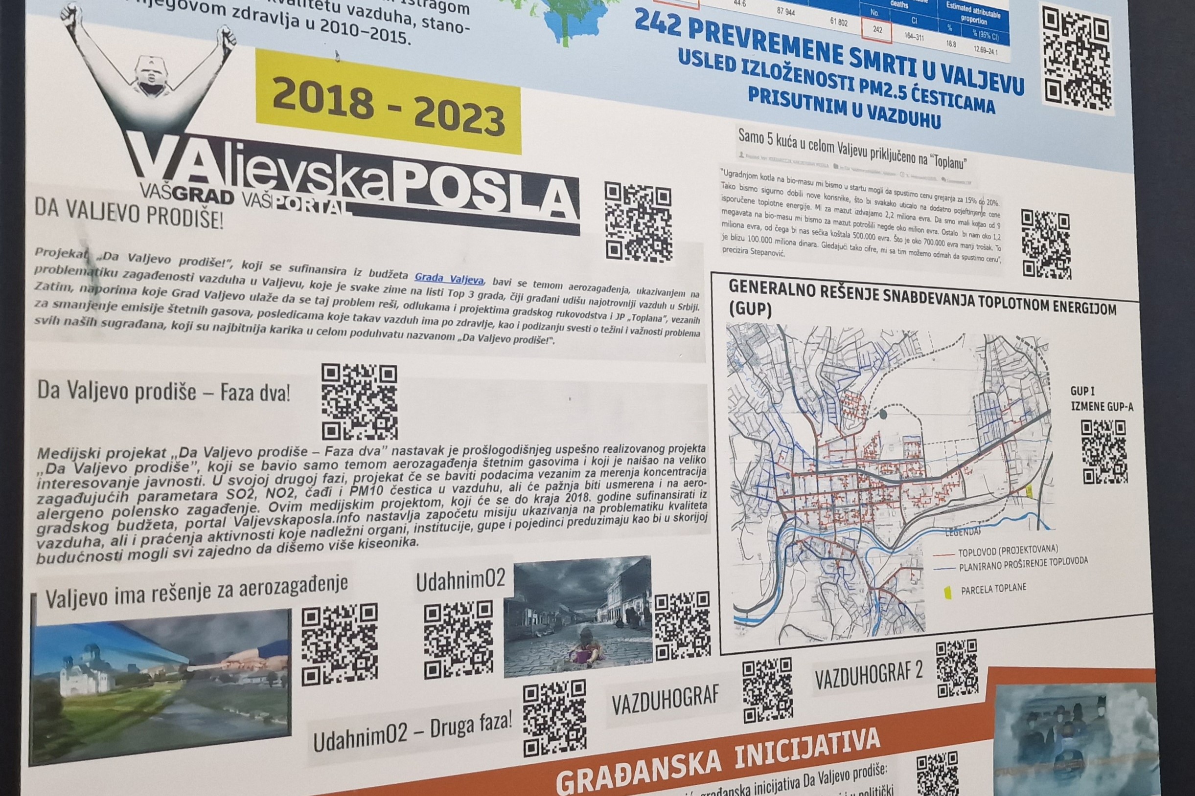 Izložba 50 godina aerozagađenja - Valjevska posla