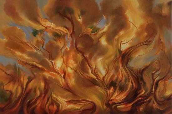 Milan Hrnjazović, Leto, ulje na platnu 70x106cm, 2022.
