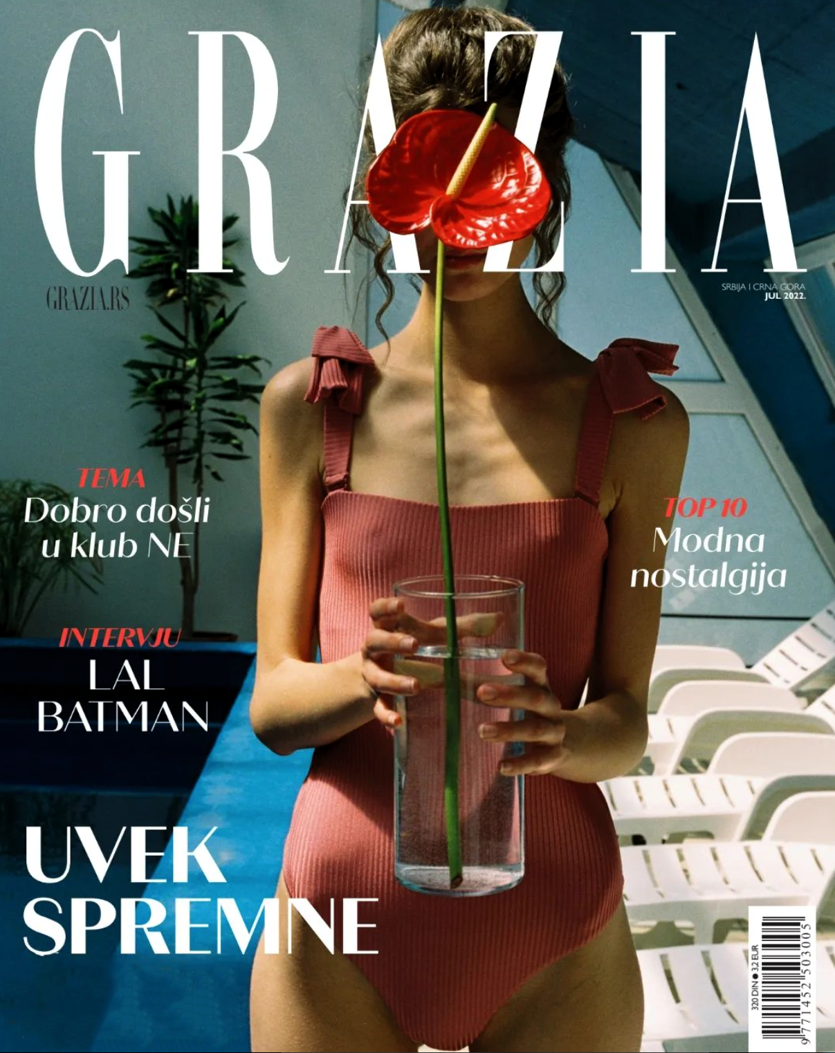 Grazia - naslovna fotografija Emilija Stanišić Grazia - naslovna fotografija Emilija Stanišić
