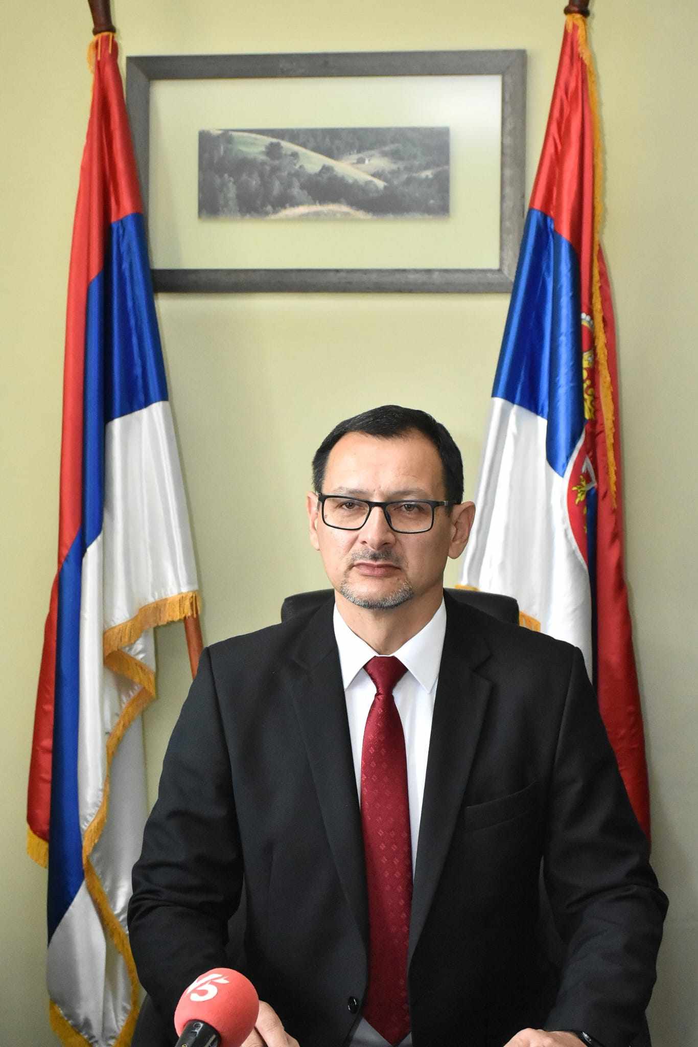 Načelnik Kolubarskog upravnog okruga Viktor Mićić