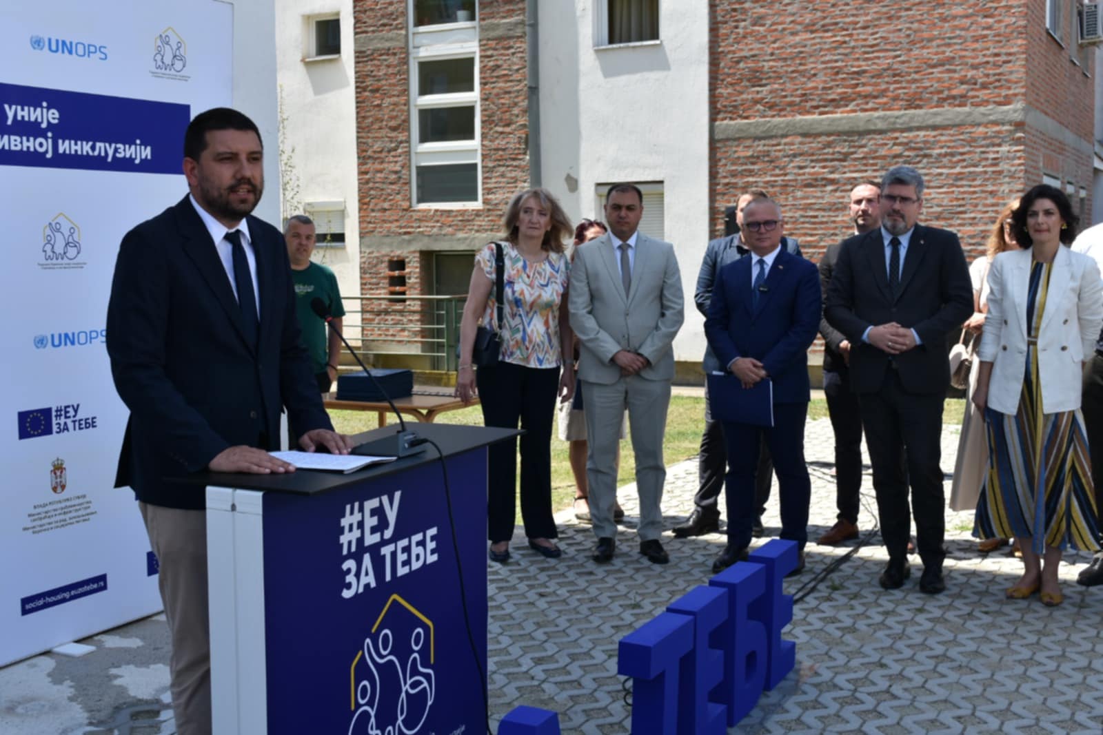 Lazar Gojković - Gradonačelnik Valjeva - Useljenje u zgradu socijalnog stanovanja