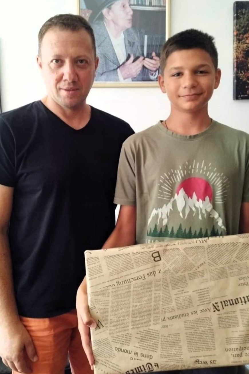 Tešanović Jakov, đak generacije, OŠ Desanka Maksimović, Valjevo