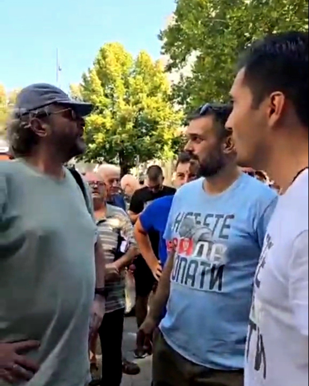 Zoran Đorđević u raspravi na protestu u Valjevu (1)