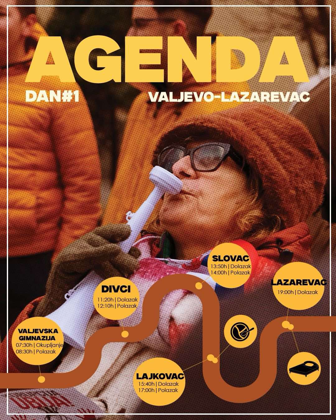 Protestni marš Valjevska gimnazija (2)