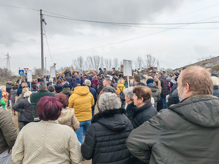 protest na deponiji protest na deponiji