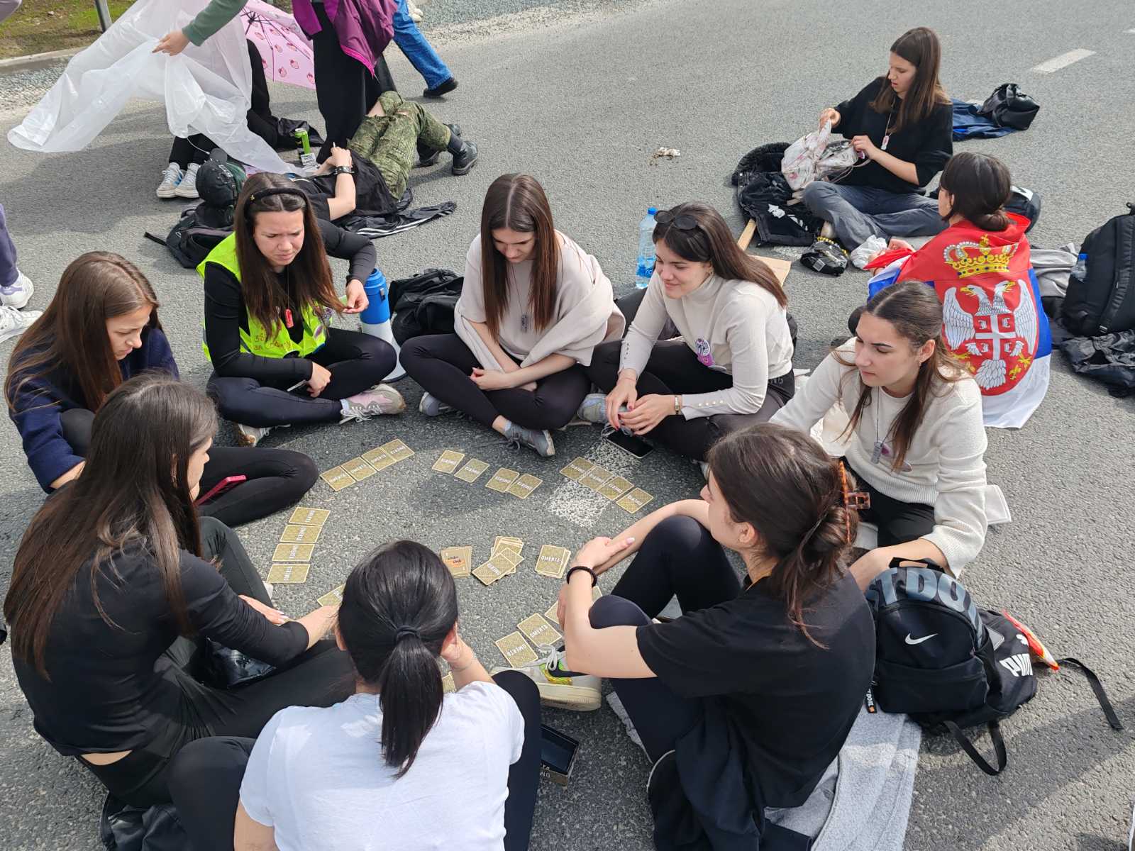 Blokada kružnog toka Valjevo (4)