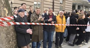 Doček studenata biciklista iz Novog Sada i Beograda u Valjevu (2)