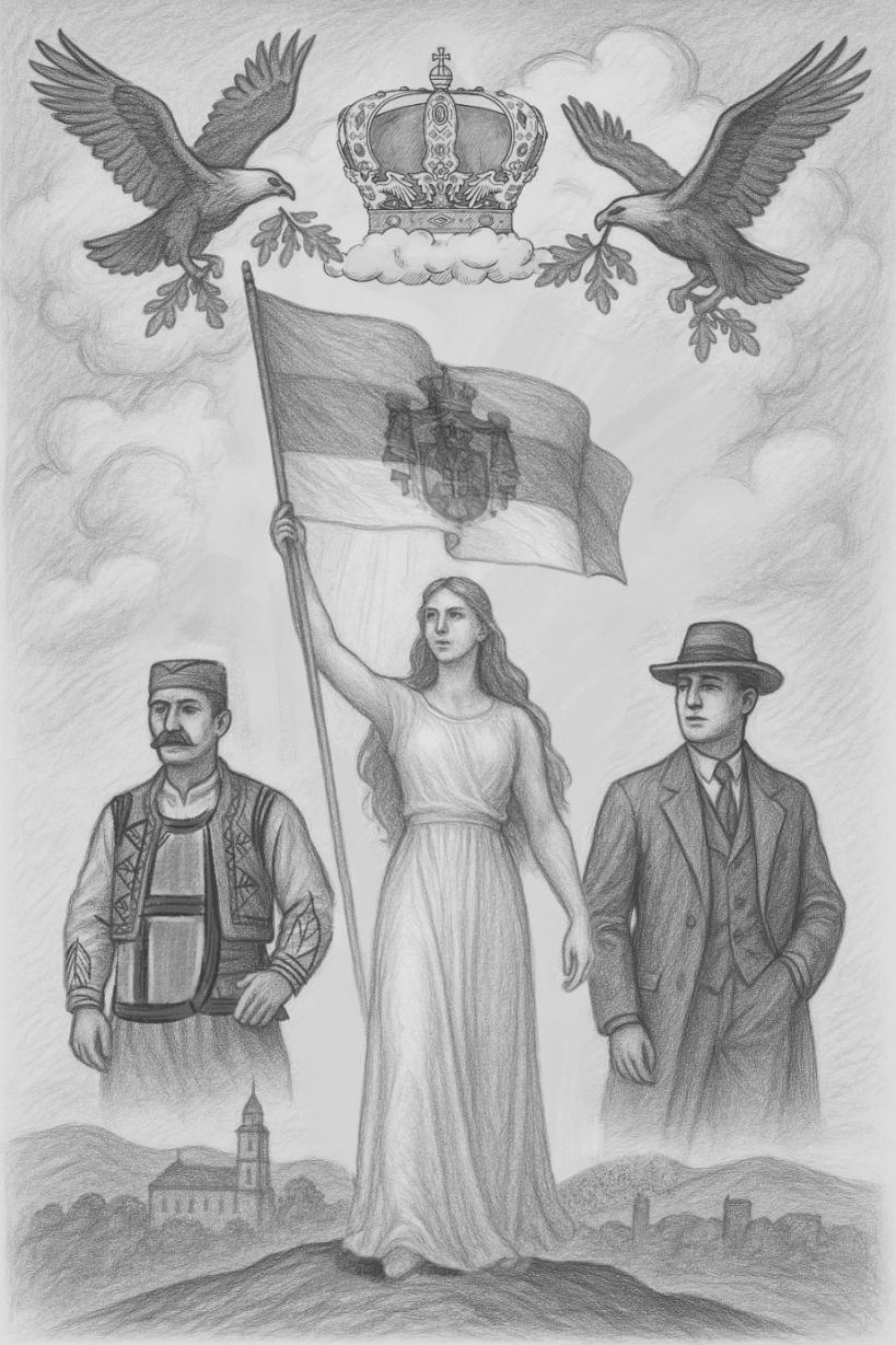 Skica reljefa za Spomenik žrtvama komunizma