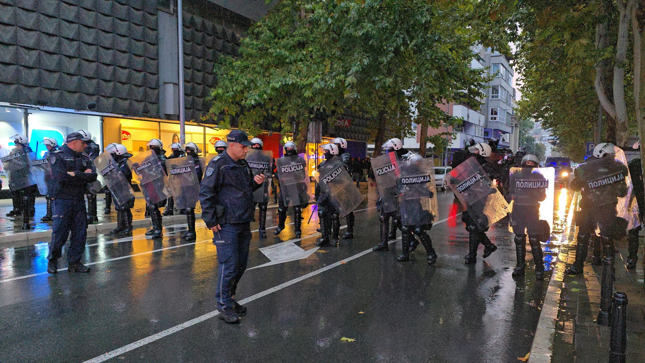 Policija Protest Valjevo (1)