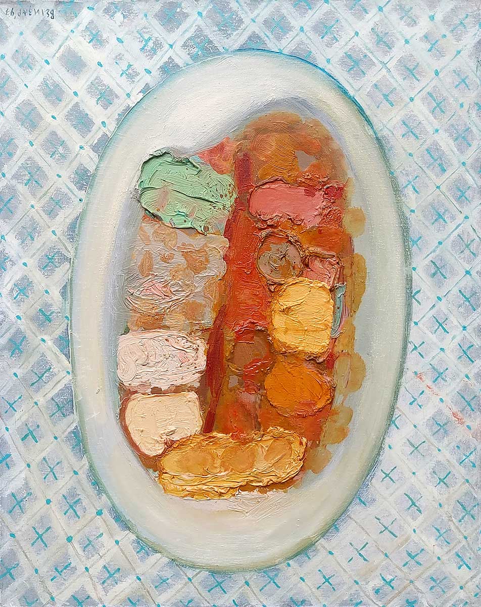 Velizar Krstić, STUDIJA 12, ulje na platnu, 1997
